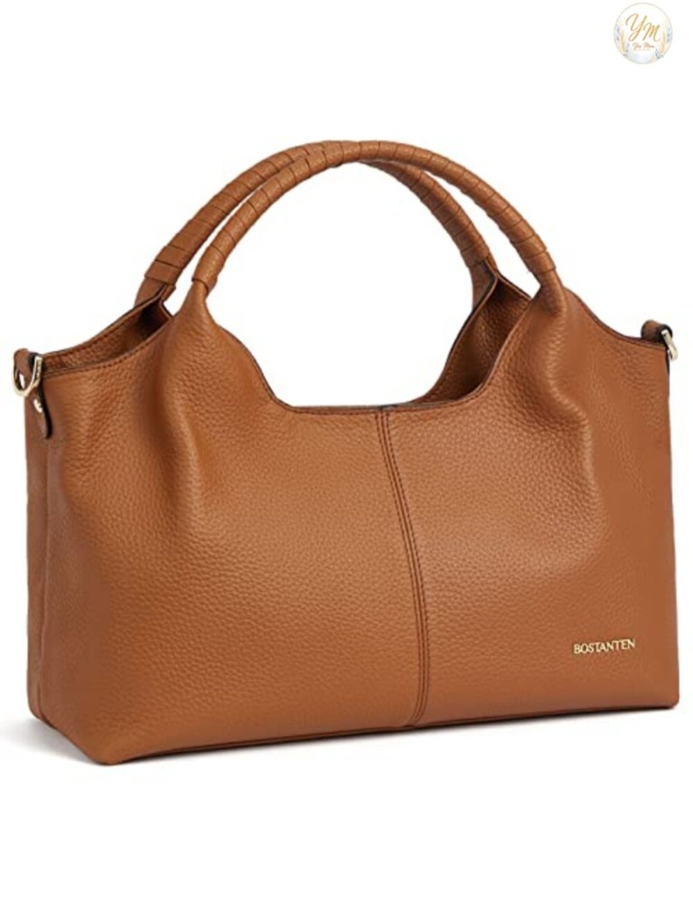 Genuine Leather Satchel Handbag Women Shoulder Purse Adjustable Strap